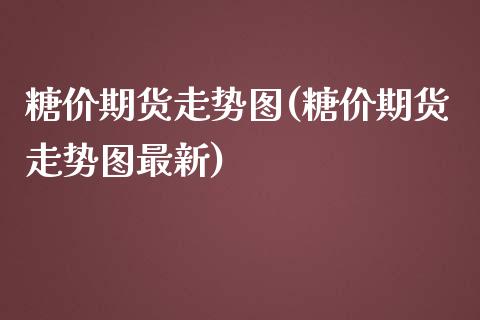 糖价期货走势图(糖价期货走势图最新)_https://www.liuyiidc.com_期货交易所_第1张