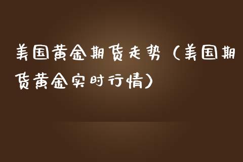 美国黄金期货走势（美国期货黄金实时行情）_https://www.liuyiidc.com_期货品种_第1张