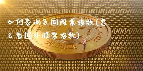 如何查询各国股票指数(怎么看国外股票指数)_https://www.liuyiidc.com_国际期货_第1张