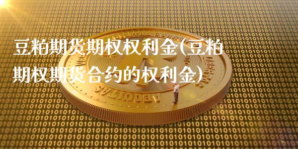 豆粕期货期权权利金(豆粕期权期货合约的权利金)_https://www.liuyiidc.com_理财品种_第1张