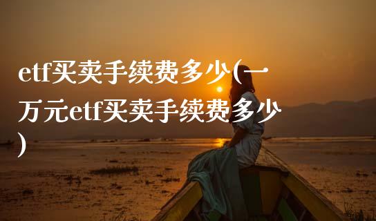 etf买卖手续费多少(一万元etf买卖手续费多少)_https://www.liuyiidc.com_理财百科_第1张