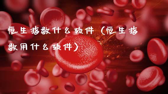 恒生指数什么（恒生指数用什么）_https://www.liuyiidc.com_恒生指数_第1张