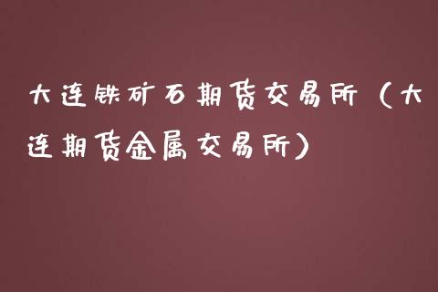 大连铁矿石期货交易所（大连期货金属交易所）_https://www.liuyiidc.com_恒生指数_第1张