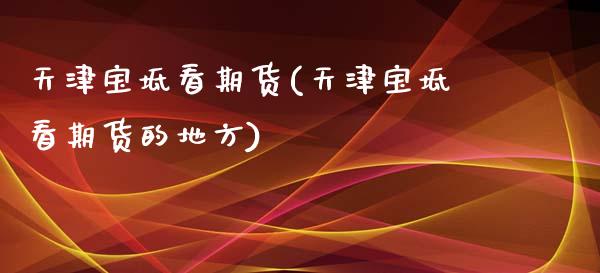 天津宝坻看期货(天津宝坻看期货的地方)_https://www.liuyiidc.com_期货交易所_第1张