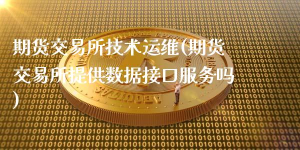 期货交易所技术运维(期货交易所提供数据接口服务吗)_https://www.liuyiidc.com_期货理财_第1张