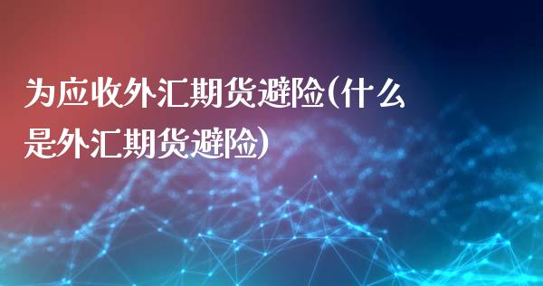 为应收外汇期货避险(什么是外汇期货避险)_https://www.liuyiidc.com_恒生指数_第1张