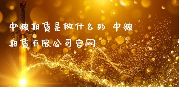 期货是做什么的 期货有限_https://www.liuyiidc.com_期货理财_第1张