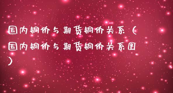 国内铜价与期货铜价关系（国内铜价与期货铜价关系图）_https://www.liuyiidc.com_基金理财_第1张