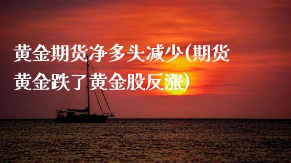 黄金期货净多头减少(期货黄金跌了黄金股反涨)_https://www.liuyiidc.com_国际期货_第1张