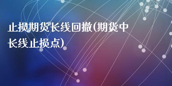 止损期货长线回撤(期货中长线止损点)_https://www.liuyiidc.com_财经要闻_第1张