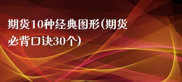 期货10种经典图形(期货必背口诀30个)_https://www.liuyiidc.com_理财品种_第1张