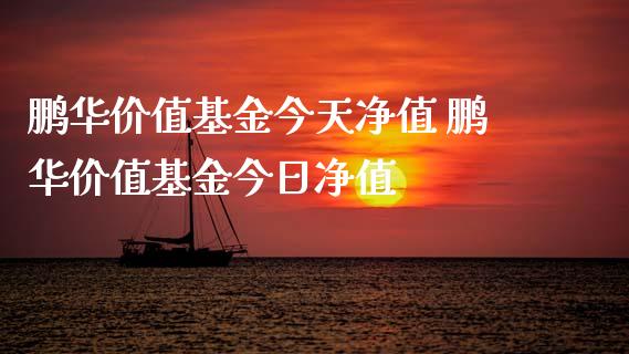 鹏华价值基金今天净值 鹏华价值基金今日净值_https://www.liuyiidc.com_基金理财_第1张