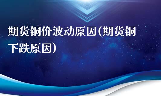 期货铜价波动原因(期货铜下跌原因)_https://www.liuyiidc.com_理财品种_第1张