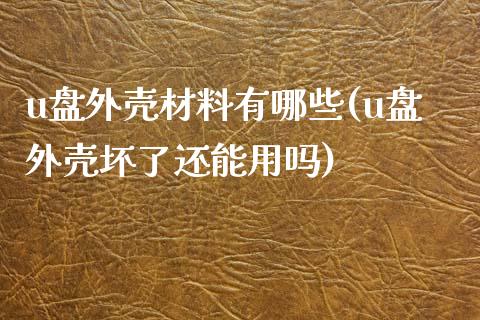 u盘外壳材料有哪些(u盘外壳坏了还能用吗)_https://www.liuyiidc.com_理财百科_第1张