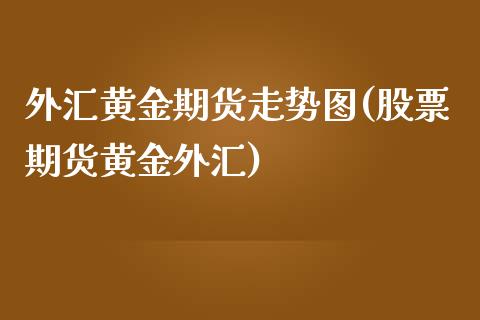 外汇黄金期货走势图(股票期货黄金外汇)_https://www.liuyiidc.com_期货直播_第1张