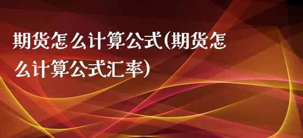 期货怎么计算公式(期货怎么计算公式汇率)_https://www.liuyiidc.com_国际期货_第1张