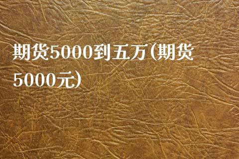 期货5000到五万(期货5000元)_https://www.liuyiidc.com_期货知识_第1张