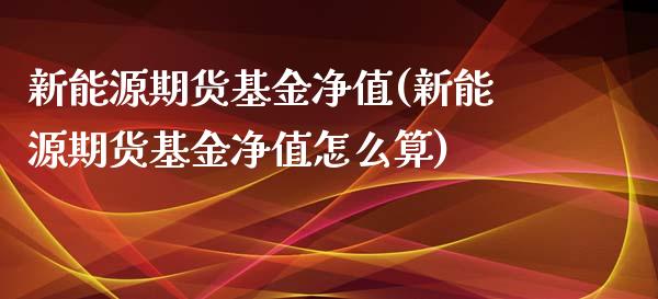 新能源期货基金净值(新能源期货基金净值怎么算)_https://www.liuyiidc.com_期货品种_第1张