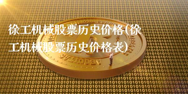 徐工机械股票历史(徐工机械股票历史表)_https://www.liuyiidc.com_期货知识_第1张