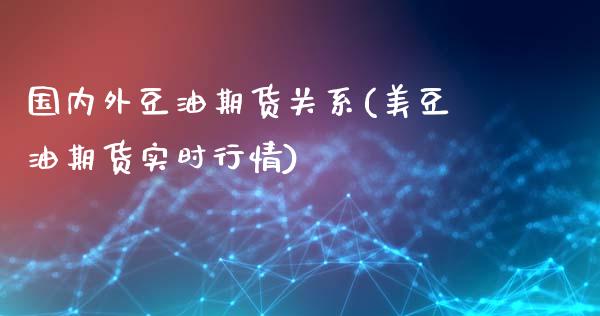 国内外豆油期货关系(美豆油期货实时行情)_https://www.liuyiidc.com_理财百科_第1张