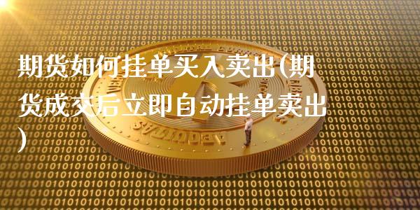 期货如何挂单买入卖出(期货成交后立即自动挂单卖出)_https://www.liuyiidc.com_期货品种_第1张