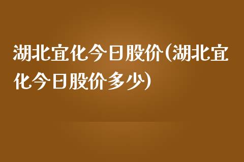 湖北宜化今日股价(湖北宜化今日股价多少)_https://www.liuyiidc.com_股票理财_第1张