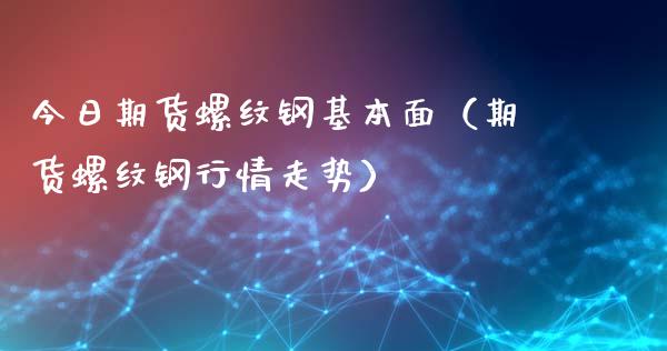 今日期货螺纹钢基本面（期货螺纹钢行情走势）_https://www.liuyiidc.com_黄金期货_第1张