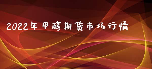 2022年甲醇期货市场行情_https://www.liuyiidc.com_期货交易所_第1张