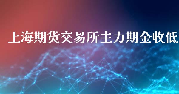 上海期货交易所主力期金收低_https://www.liuyiidc.com_财经要闻_第1张