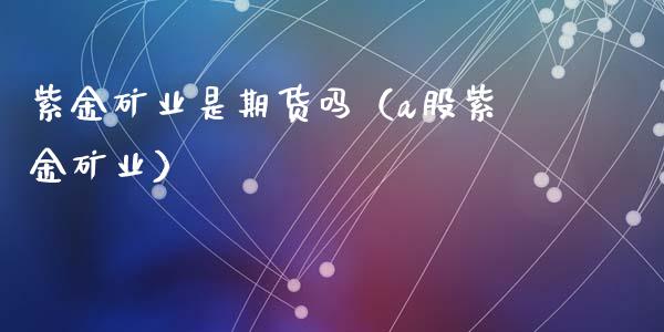 紫金矿业是期货吗（a股紫金矿业）_https://www.liuyiidc.com_期货品种_第1张