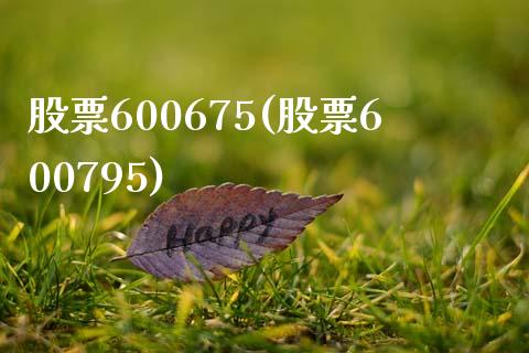 股票600675(股票600795)_https://www.liuyiidc.com_股票理财_第1张