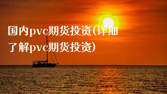 国内pvc期货投资(详细了解pvc期货投资)_https://www.liuyiidc.com_理财品种_第1张