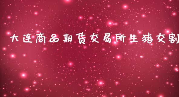 大连商品期货交易所生猪交割_https://www.liuyiidc.com_财经要闻_第1张