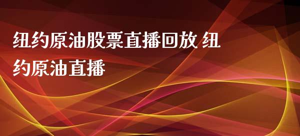 纽约原油股票直播回放 纽约原油直播_https://www.liuyiidc.com_原油直播室_第1张