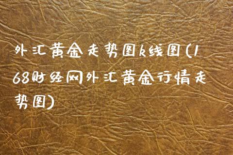 外汇黄金走势图k线图(168财经网外汇黄金行情走势图)_https://www.liuyiidc.com_期货直播_第1张