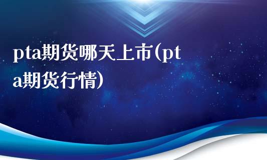 pta期货哪天上市(pta期货行情)_https://www.liuyiidc.com_理财百科_第1张