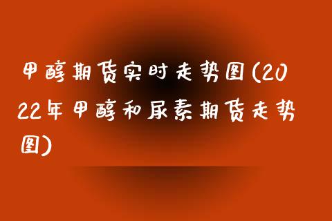 甲醇期货实时走势图(2022年甲醇和尿素期货走势图)_https://www.liuyiidc.com_国际期货_第1张