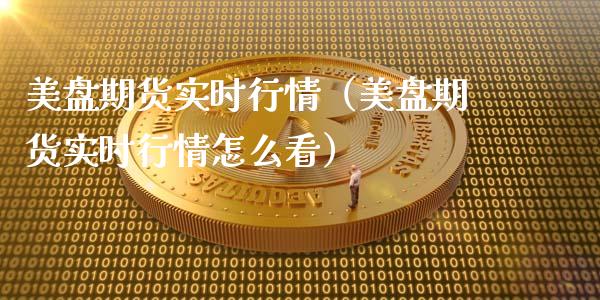 美盘期货实时行情（美盘期货实时行情怎么看）_https://www.liuyiidc.com_恒生指数_第1张