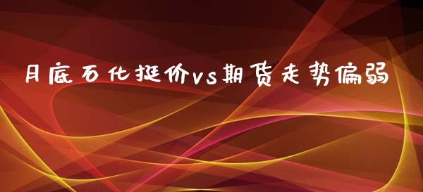 月底石化挺价vs期货走势偏弱_https://www.liuyiidc.com_期货软件_第1张