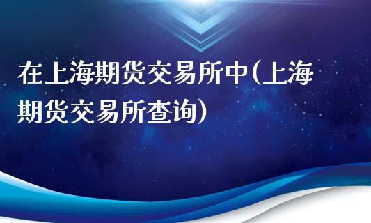 在上海期货交易所中(上海期货交易所查询)_https://www.liuyiidc.com_理财百科_第1张