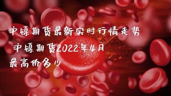 沪镍期货最新实时行情走势 沪镍期货2022年4月最高价多少_https://www.liuyiidc.com_黄金期货_第1张