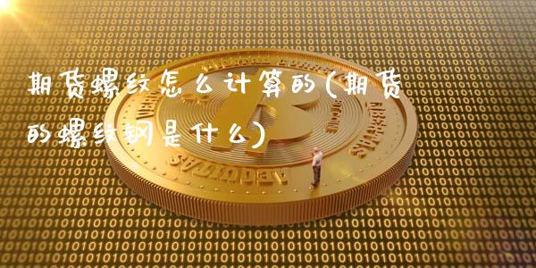 期货螺纹怎么计算的(期货的螺纹钢是什么)_https://www.liuyiidc.com_期货直播_第1张