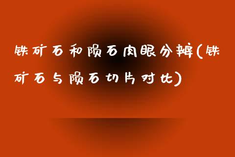 铁矿石和陨石肉眼分辨(铁矿石与陨石切片对比)_https://www.liuyiidc.com_国际期货_第1张