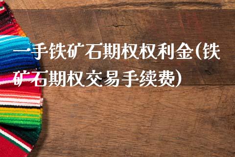 一手铁矿石期权权利金(铁矿石期权交易手续费)_https://www.liuyiidc.com_国际期货_第1张