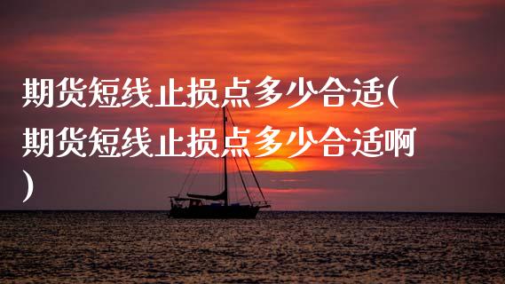 期货短线止损点多少合适(期货短线止损点多少合适啊)_https://www.liuyiidc.com_期货交易所_第1张