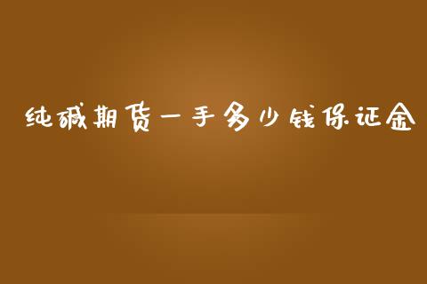 纯碱期货一手多少钱保证金_https://www.liuyiidc.com_原油直播室_第1张