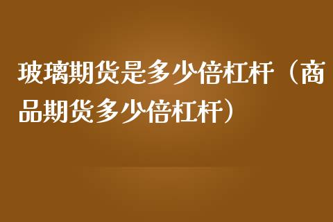 玻璃期货是多少倍杠杆（商品期货多少倍杠杆）_https://www.liuyiidc.com_理财百科_第1张