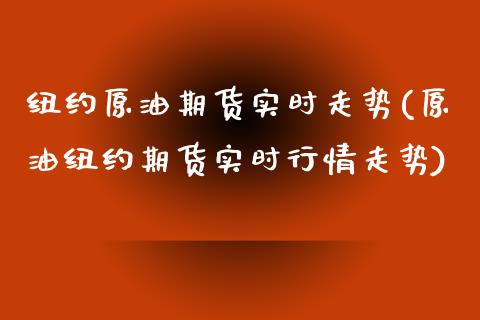 纽约原油期货实时走势(原油纽约期货实时行情走势)_https://www.liuyiidc.com_理财百科_第1张