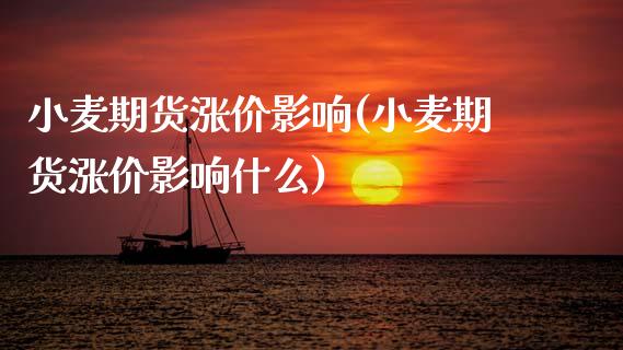 小麦期货涨价影响(小麦期货涨价影响什么)_https://www.liuyiidc.com_国际期货_第1张