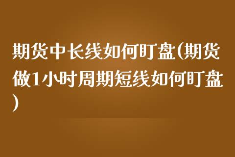 期货中长线如何盯盘(期货做1小时周期短线如何盯盘)_https://www.liuyiidc.com_期货理财_第1张